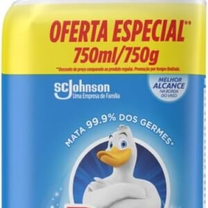 Pato Limpador Sanitário Gel, Marine, Limpeza Pesada, Banheiro e Vaso Sanitário, 750ml