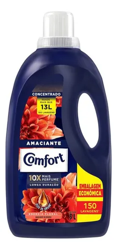Comfort Amaciante Concentrado Energia Floral 3L
