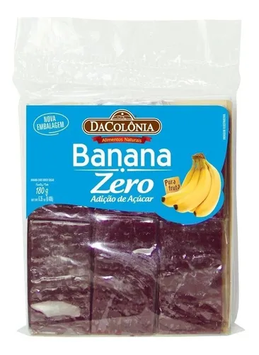 DaColônia Banana Zero Cartela 180G Dacolonia