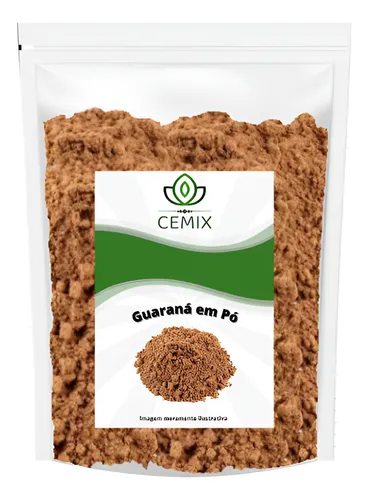 Guaraná em Pó 100% Puro 1Kg – X Roots