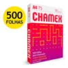 Papel sulfite A4 Chamex resma 500 folhas 75g 210mmx297mm branco