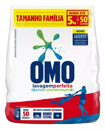 Omo Sabão em Pó Lavagem Perfeita 4Kg