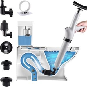 Desentupidor de Vaso Sanitário 9 em 1