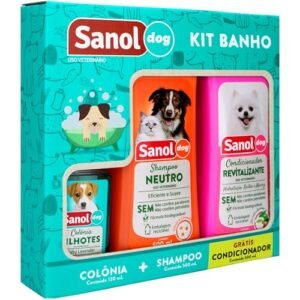 Kit Higiene Sanol Dog para Cães e Gatos