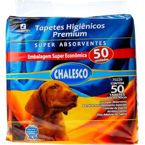 Tapete Higiênico Premium 50 Unidades – Branco
