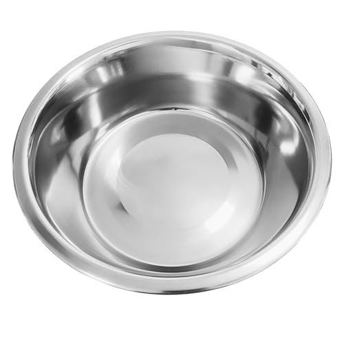 Tigela de Aço Inox Cromado 1400 ml para Cães COMOYA