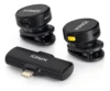 Microfone Sem Fio Duplo Lapela Profissional iPhone Lightning