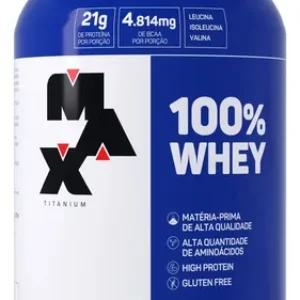 Whey Protein Max Titanium Baunilha 900g